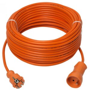 Cavo elettrico da 15 mt a 3 fili di rame sezione da 1,5 mm