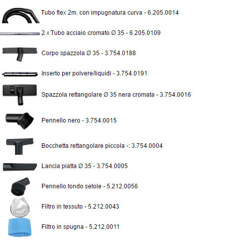 Aspirapolvere e liquidi con motore bistadio 1200W 30l - Lavor GNX 32 - Image 3