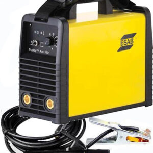 Saldatrice inverter Esab Buddy Arc 180 (180 A) con cavi e pinze pronta all'uso