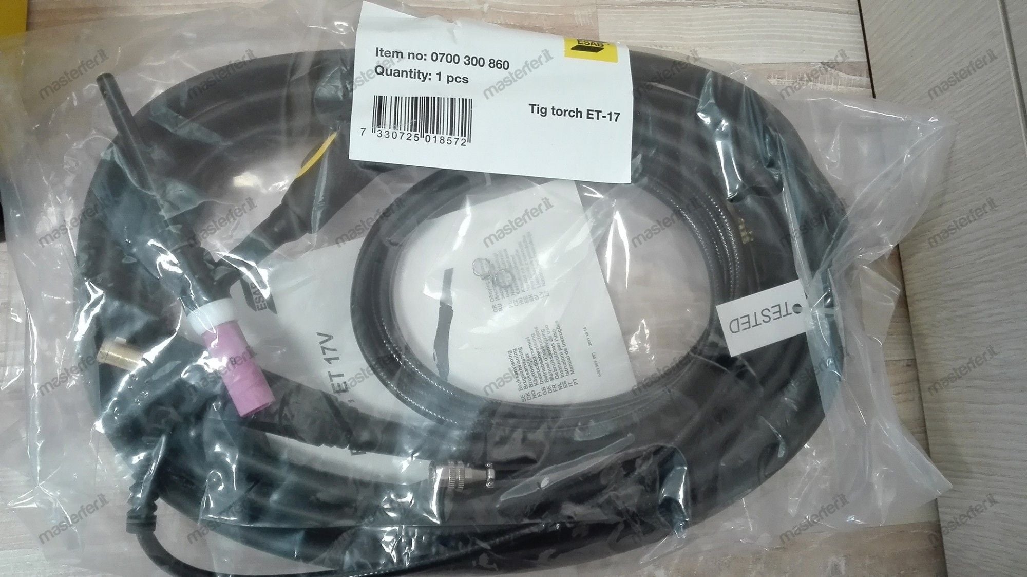 Saldatrice inverter TIG - Esab Buddy Tig 160 (160 A) completa di torcia TIG e pinza portaelettrodo - Image 4