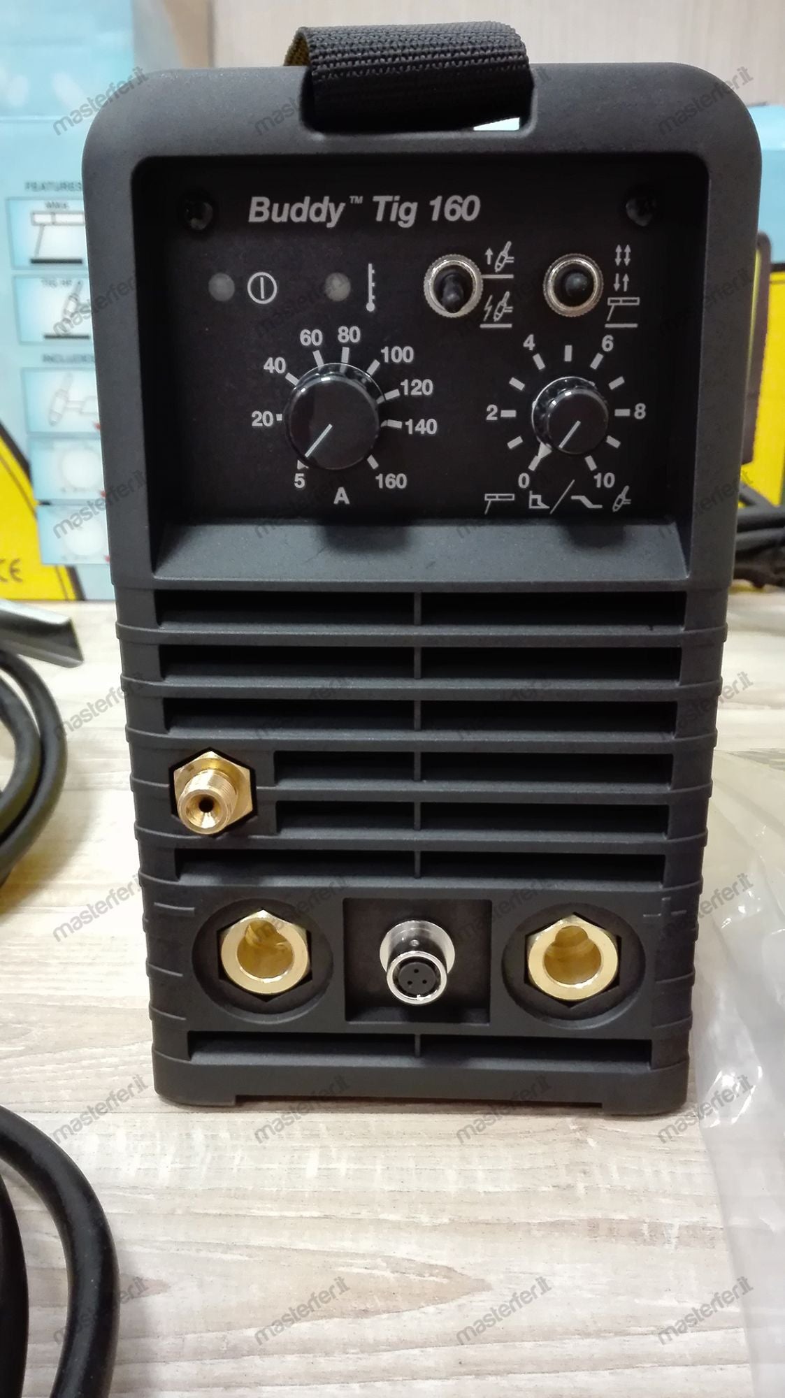 Saldatrice inverter TIG - Esab Buddy Tig 160 (160 A) completa di torcia TIG e pinza portaelettrodo - Image 5