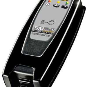 Caricabatterie mantenitore inverter 12V Deca SM 1208 (carica media 0,8 A) - pronto all'uso per batterie moto fino a 35Ah