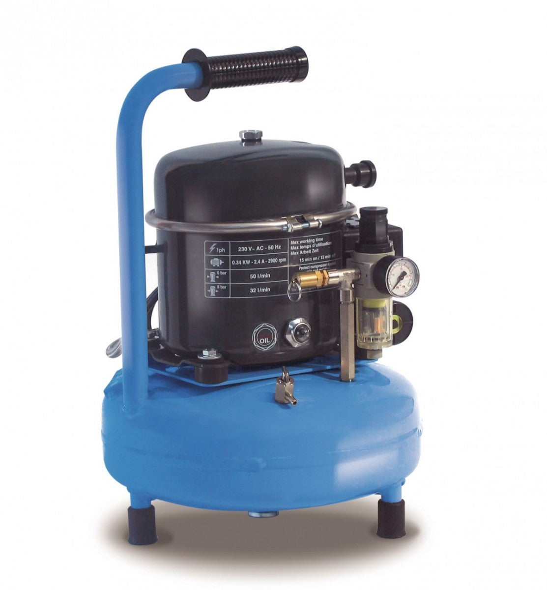 Compressore silenziato Abac Pro 50 - 9 litri , il pi?? silenzioso del nostro catalogo