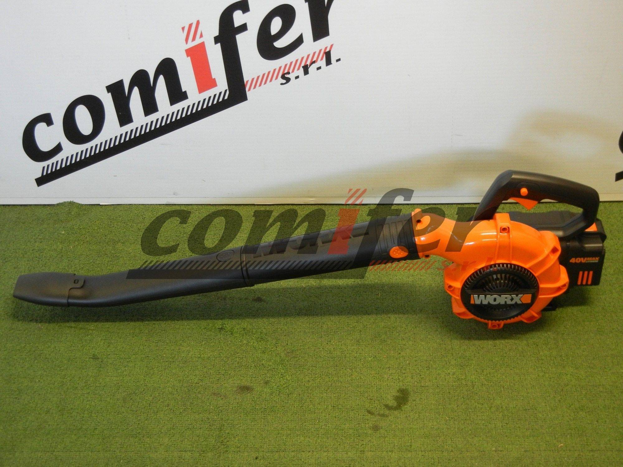 Soffiatore a batteria Worx 40V WG568E completo di batterie e caricatore con OMAGGIO - Image 3