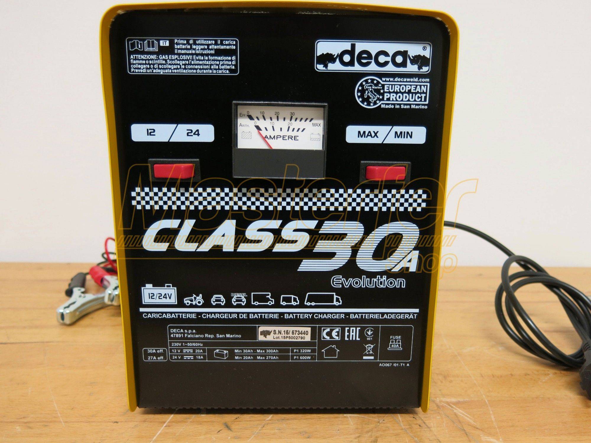 Caricabatterie elettromeccanico 12-24V Deca CLASS 30A (carica 30 A) - Image 2