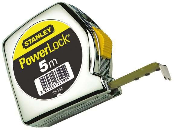 Flessometro 5 metri Stanley Powerlock 33-194