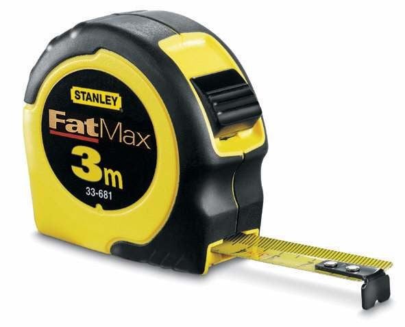 Flessometro 3 metri Stanley Fat Max 33-681