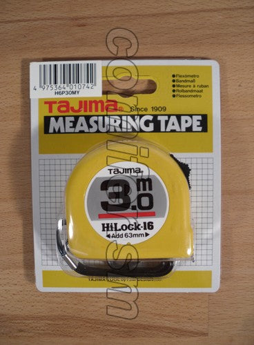 Flessometro 3 metri Tajima HiLock H6P30MY - Image 2