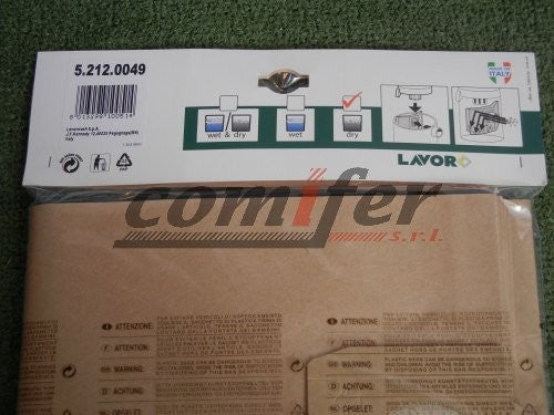Kit filtri a sacco Lavor 5.212.0049 (5 pezzi) - Image 3