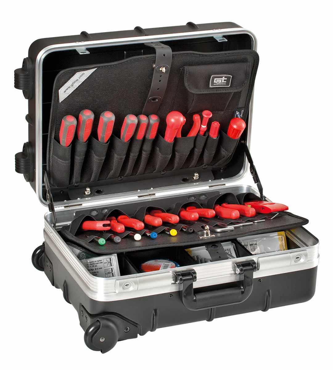 GT Line REVO WHEELS PTS, Valigia trolley porta utensili in ABS termoformato ad alto spessore - Image 2