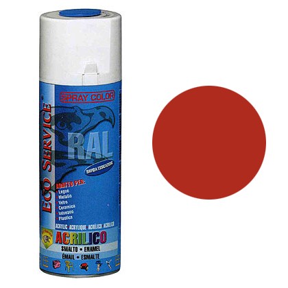 Eco Service RAL3000 spray 400ml - Rosso Fuoco