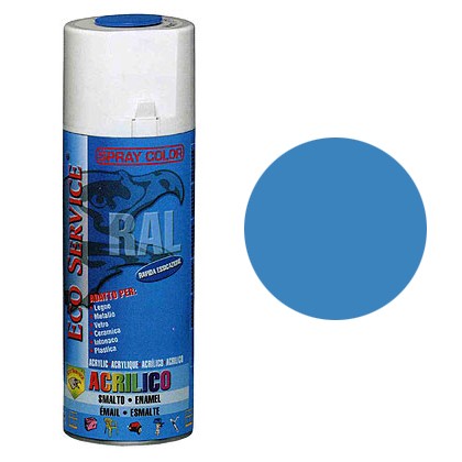 Eco Service RAL5012 spray 400ml - Blu Luce
