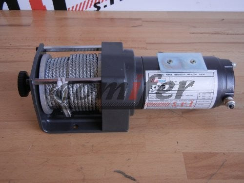 Verricello 12V da fissare Ribimex PE12V/2500 - ideale per fuoristrada - Per sollevamento o traino - con telecomando a filo - Image 2