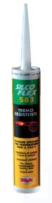 Silicone Silcoflex 583 Termo Resistente - Nero (310ml)