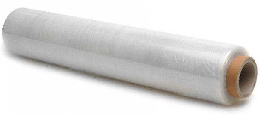Film estensibile manuale trasparente 23 ??m - bobina da 2,4 kg altezza 50cm lunghezza 180mt