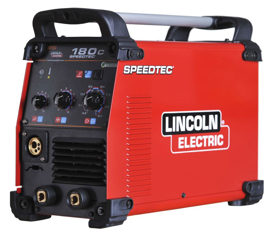 Lincoln K14098-1 Speedtec 180C Saldatrice inverter multifunzione (180A) solo corpo e cavo massa