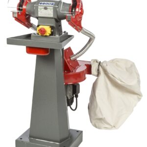 Nebes SEA-9 - 0,5 HP monofase - Smerigliatrice con aspiratore serie industriale in alluminio