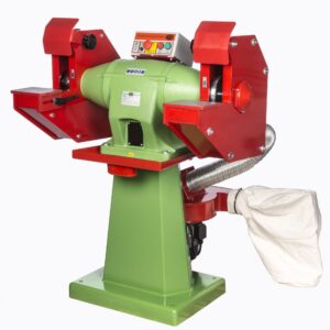 Smerigliatrice con aspiratore Nebes serie industriale in ghisa SA-8 - 6,0 HP trifase