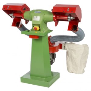 Pulitrice con aspiratore Nebes PA-3 serie industriale in ghisa - 1,5 HP trifase