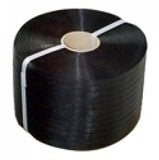 Reggia in polipropilene 15x0,6 Nera - ? interno bobina 62mm