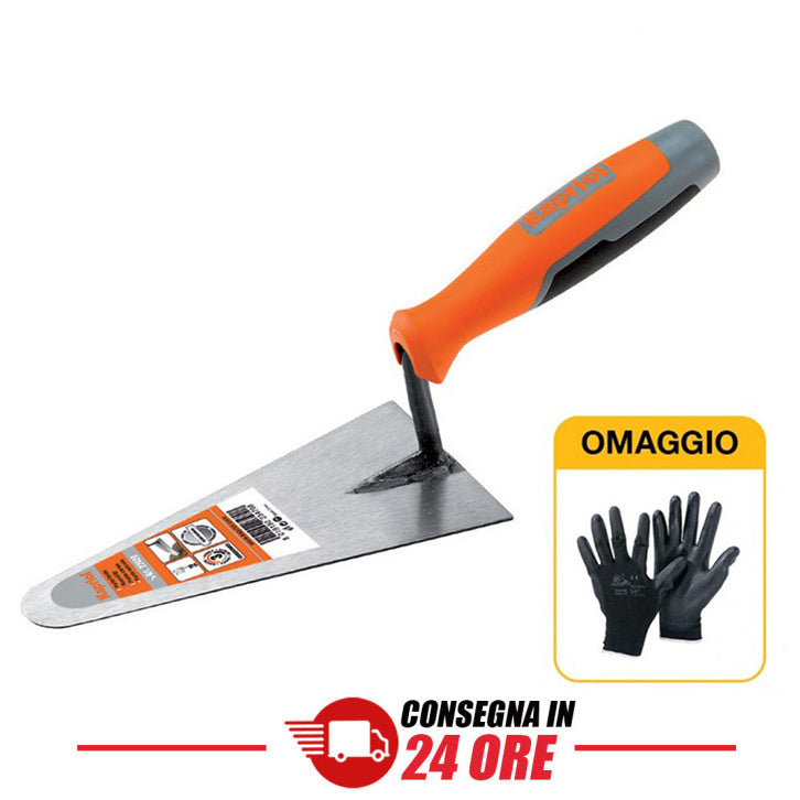 Cazzuola punta tonda 19 cm con omaggio
