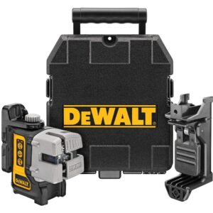 Dewalt DW089K - Tracciatore livella laser con regolazione fine, due linee a croce e una a 90'