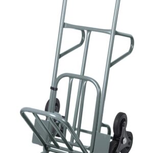 Carrello a 6 ruote piene con pedana pieghevole Ribimex PRCD6R - per salire/scendere le scale