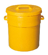 Bidone in polietilene colorato, 100 l