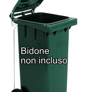 Pedale + anello fermasacco per bidone raccolta differenziata 120 l (Bidone non incluso)