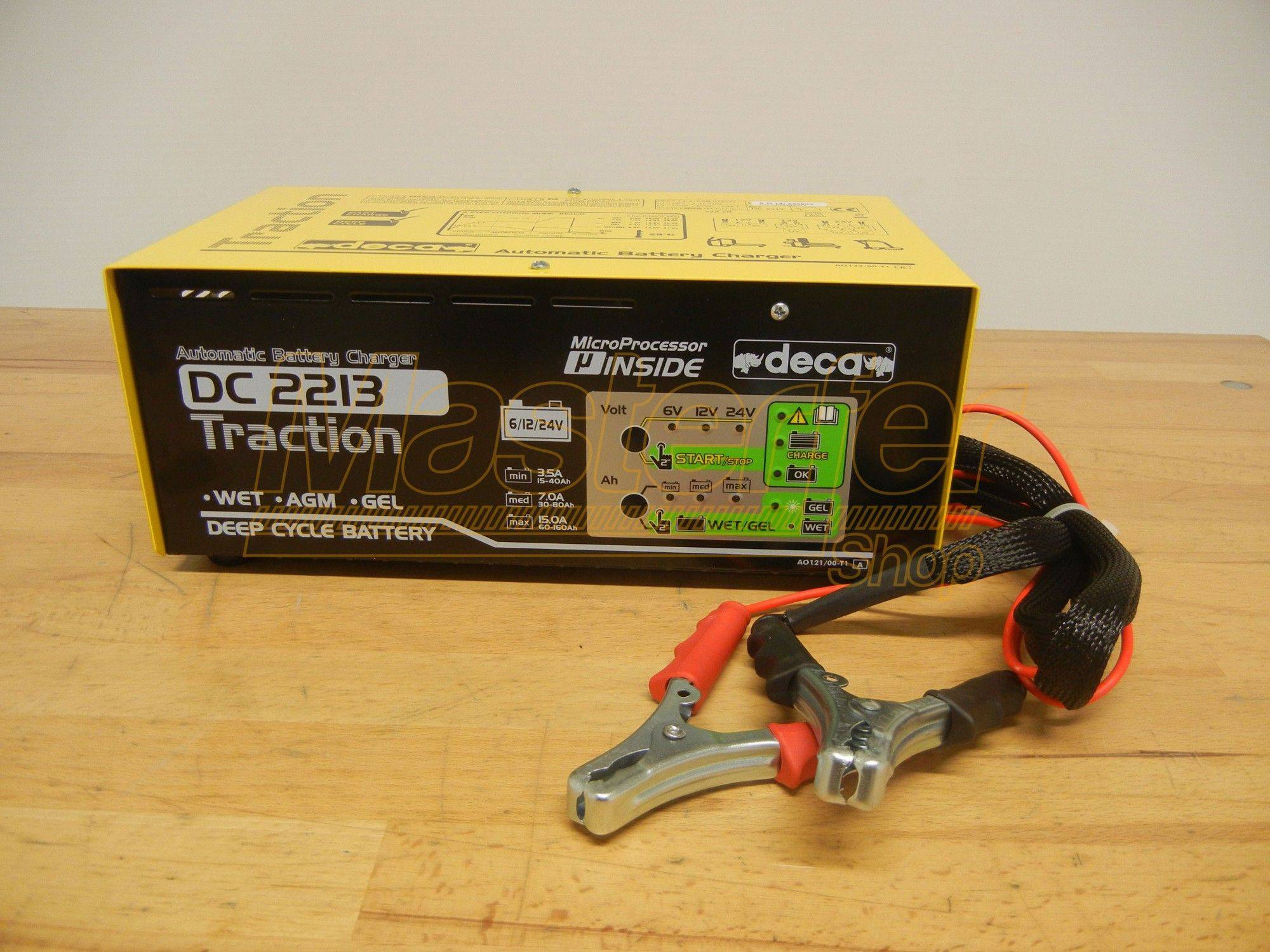 Caricabatterie (deep cycle - traction) 6-12-24V - Deca DC 2213 Traction (carica 22 A) - Image 3