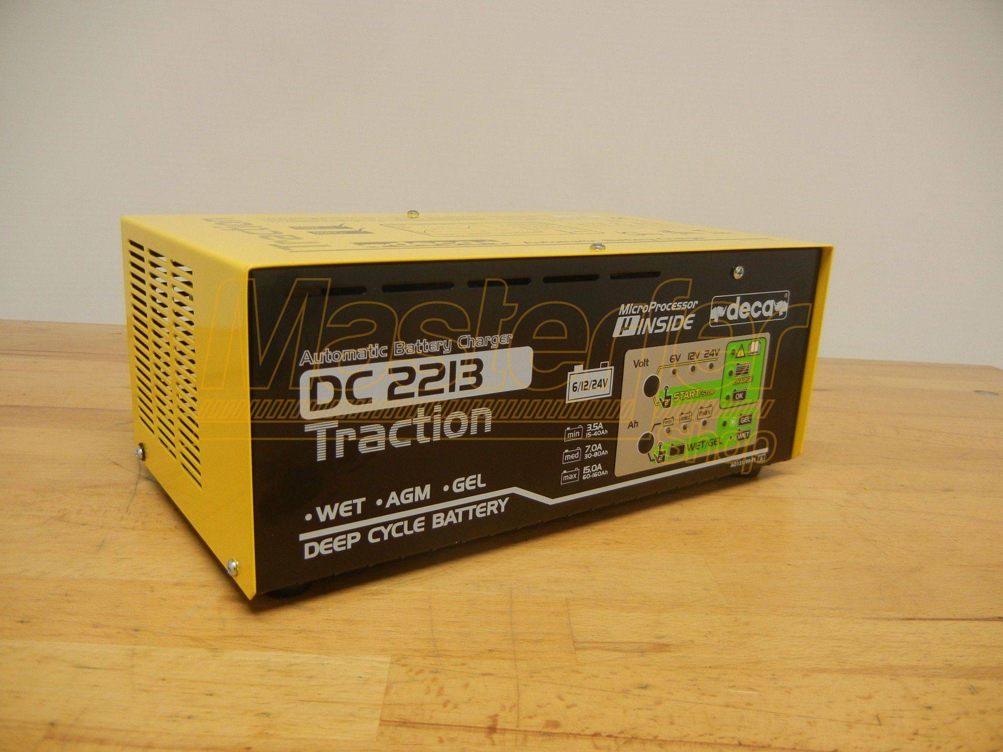 Caricabatterie (deep cycle - traction) 6-12-24V - Deca DC 2213 Traction (carica 22 A) - Image 4
