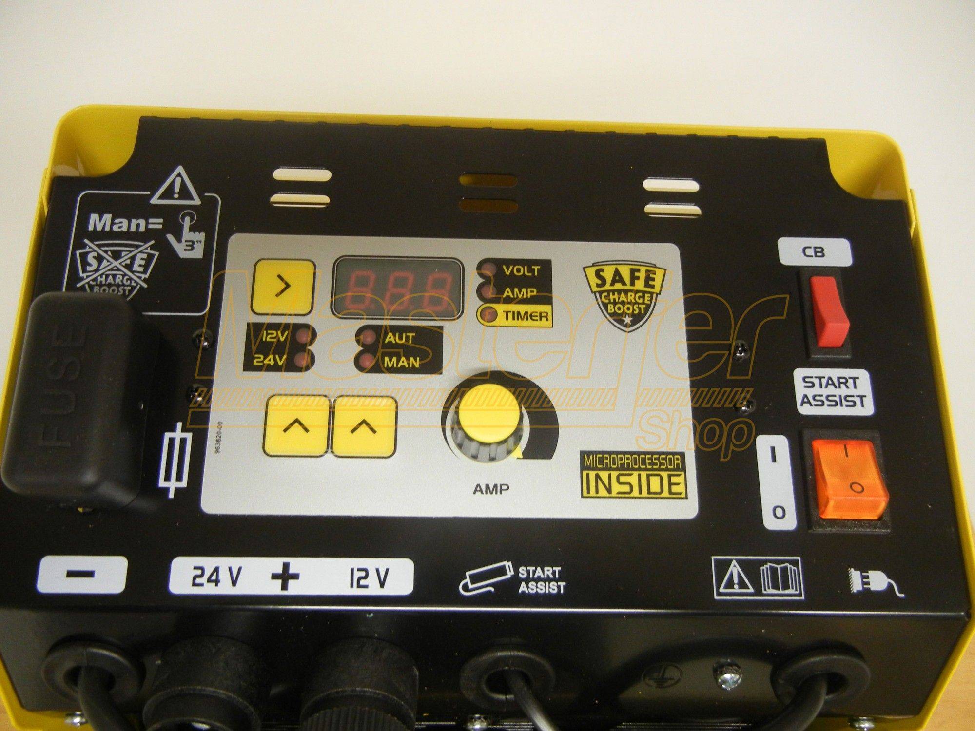 Avviatore caricabatterie mantenitore 12-24V - Deca SC 30/400 (carica 30 A - avviamento 400 A) con Microprocessore - Image 5