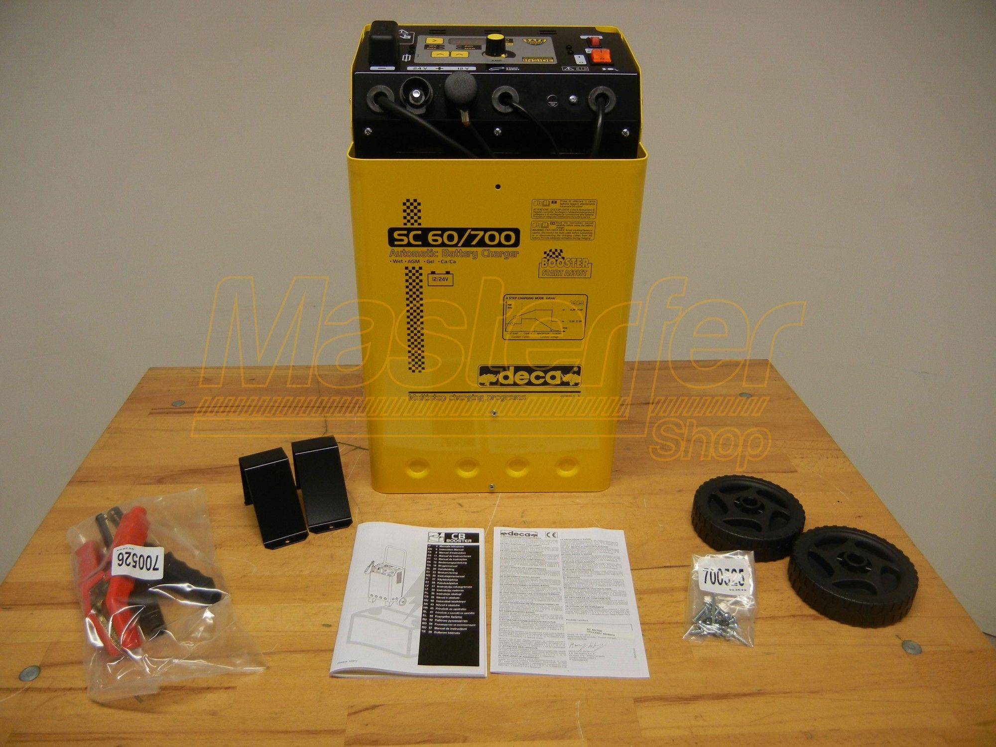 Avviatore caricabatterie mantenitore 12-24V - Deca SC 60/700 (carica 60 A - avviamento 700 A) con Microprocessore - Image 3