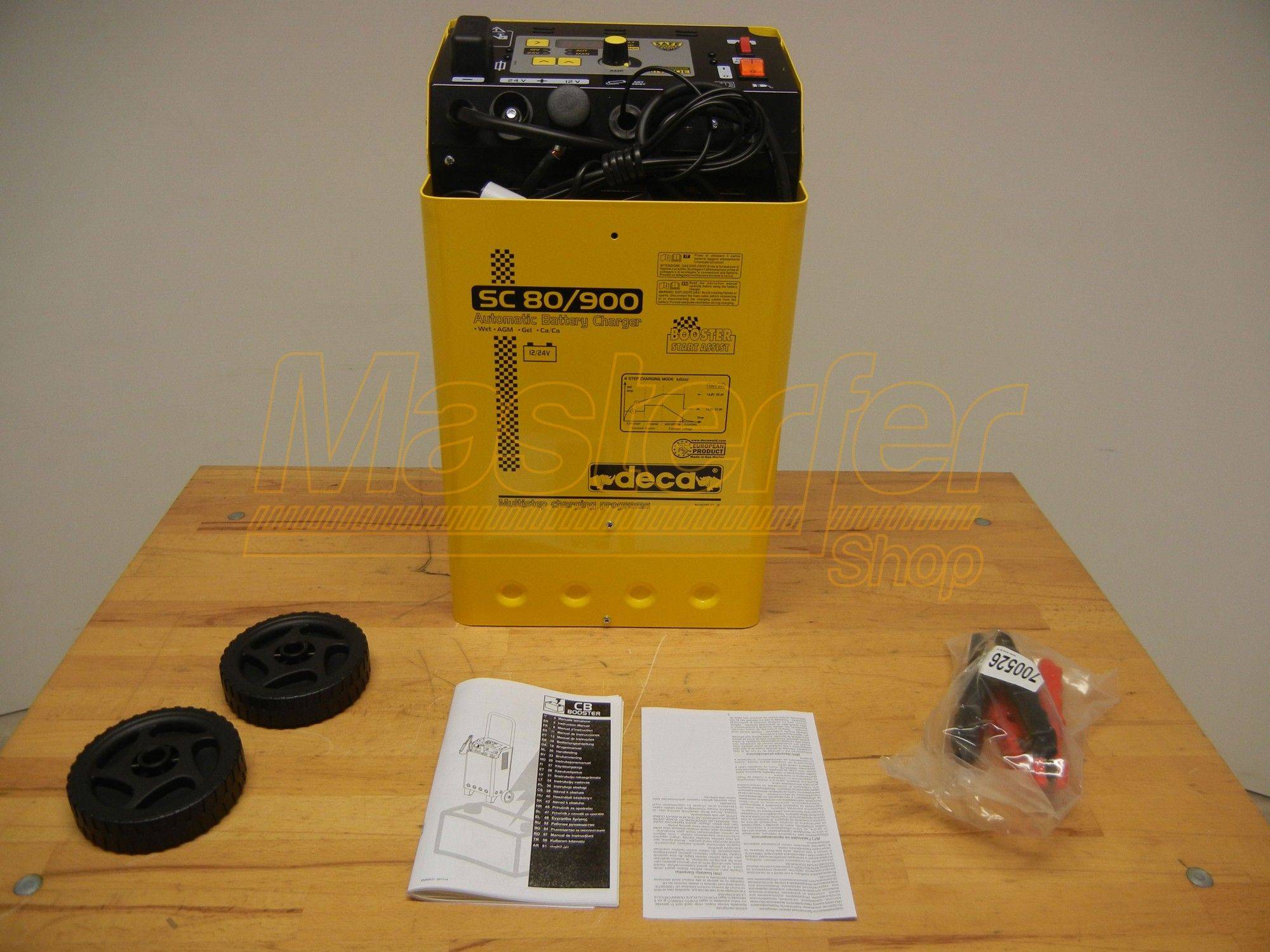 Avviatore caricabatterie mantenitore 12-24V - Deca SC80/900 (carica 80 A - avviamento 900 A) con Microprocessore - Image 3