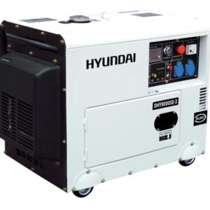 Generatore di corrente silenziato con ATS Hyundai 65237/65299 - DHY8000SE-ATS