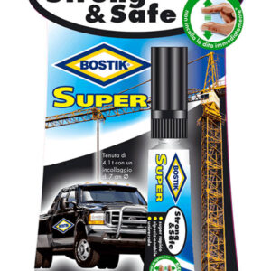 Adesivo Bostik SUPER STRONGu0026SAFE - 7gr