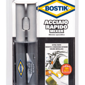 Adesivo epossidico Bostik ACCIAIO RAPIDO Mixer - 24ml