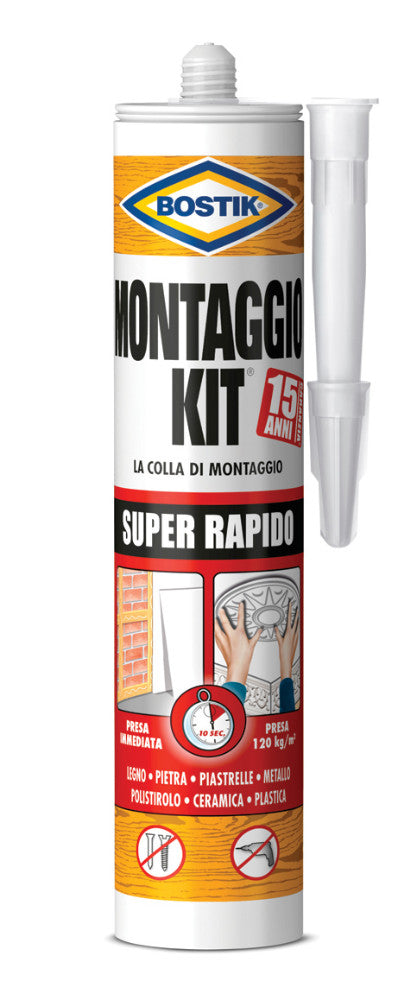 Colla di montaggio Bostik MONTAGGIO KIT Super Rapido - 370gr