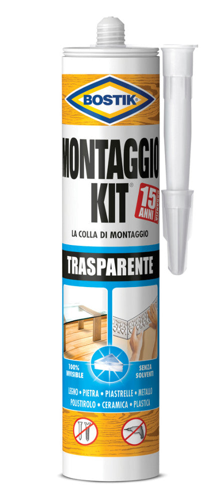 Colla di montaggio Bostik MONTAGGIO KIT Trasparente - 310gr