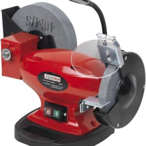 Smerigliatrice da banco combinata 400W con 1 mola da 150mm, 1 mola ad acqua da 200mm e lampada - Ribimex PRTMEMIX400