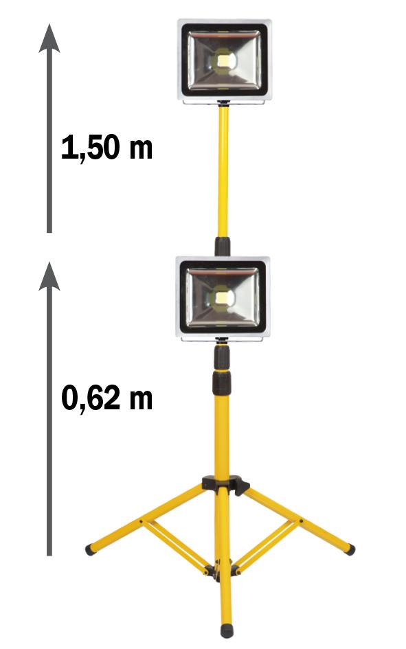 Proiettore su treppiede da cantiere 30W Ribimex PRSPOT32TTP - 220V - Image 2