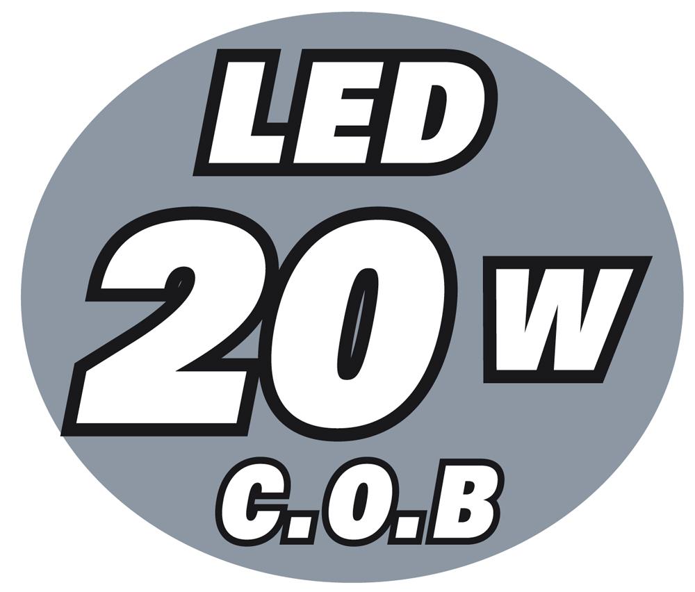Proiettore LED a batteria 20W Ribimex PRSPOT20PBAT - Image 4
