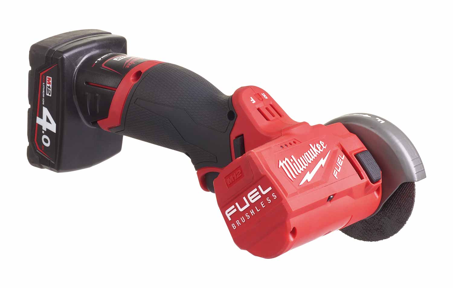 Milwaukee M12 FCOT-422X, mini smerigliatrice a batteria, batterie 1 x 2.0Ah e 1 x 4.0Ah 12V, con dischi da taglio - Image 2