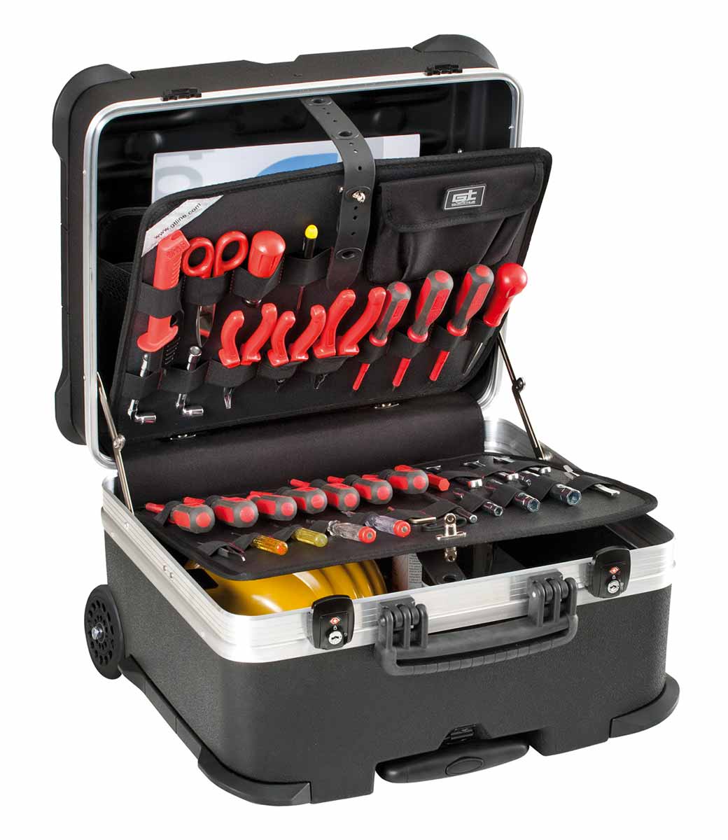 Valigia Cassetta ROCK TURTLE 350 PEL a Trolley - Gt line borsa porta attrezzi - Image 3