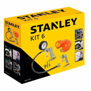 Kit accessori 6 pezzi per compressore Stanley 9045717STN