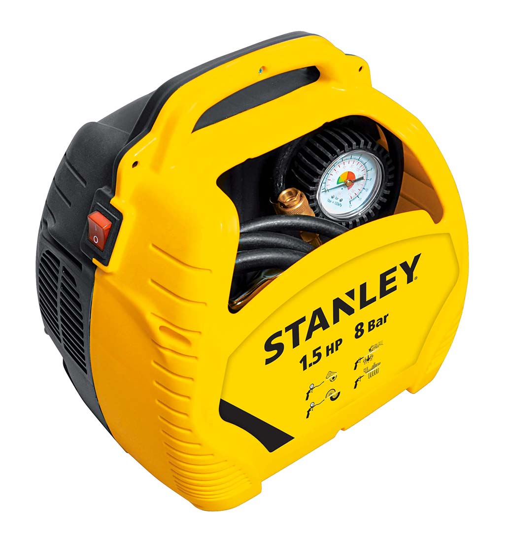 Compressore Stanley portatile AIR KIT senza serbatoio, con accessori - 1,5 HP 8 bar - Image 3