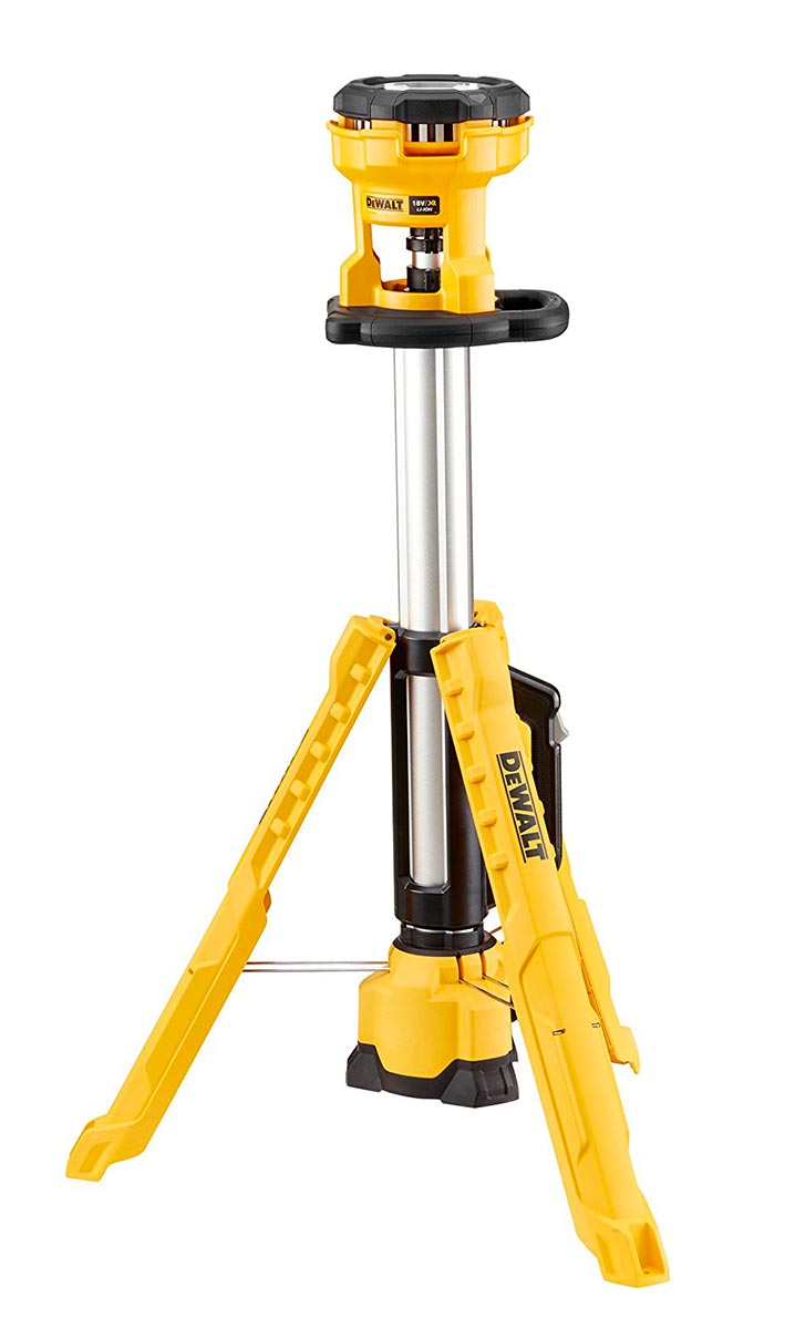 Dewalt DCL079-XJ, faro led con treppiede a batteria 18V, senza batterie