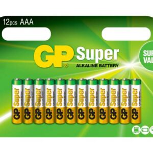 Kit 12 pile ministilo AAA GP Super
