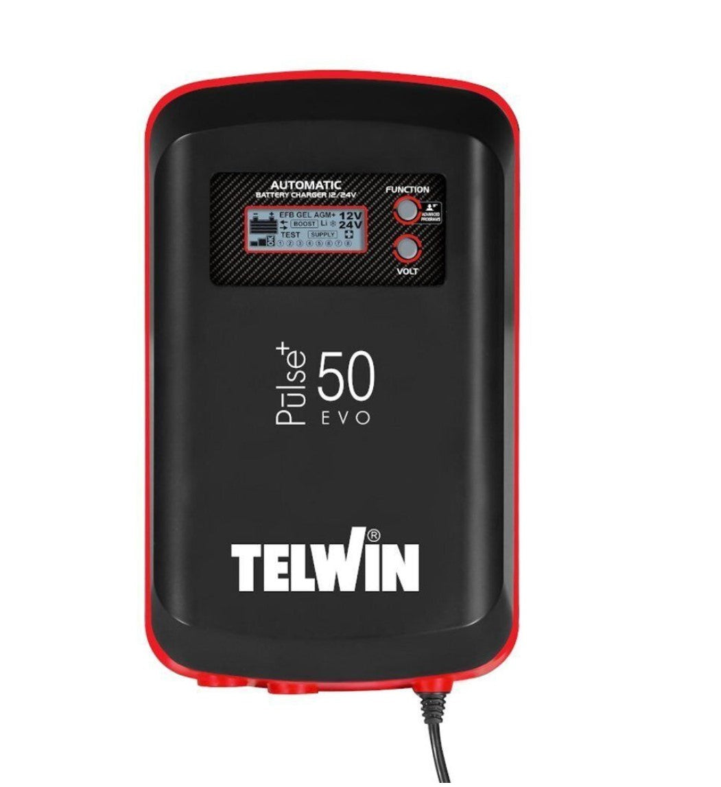 Caricabatterie multifunzione Telwin PULSE 50 230V 6-12-24V 807611