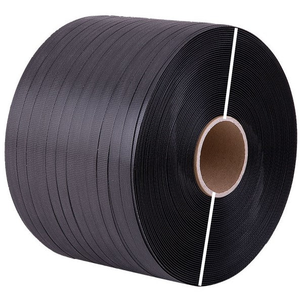 Reggia in polipropilene 12x0,6 Nera - ? interno bobina 62mm